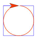 sprite drawing a square and then a circle