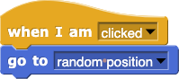 when I am clicked, go to [random position]
