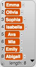 Eight names