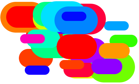 colored ovals