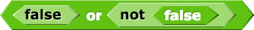 false or not (false)