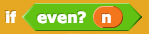 if even? n