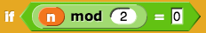 if-n-mod-2-equals-0