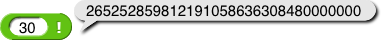 30! reporting 265252859812191058636308480000000