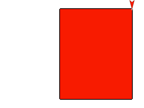 Mondrian level 2 partial - one rectangle only Mondrian level 2 partial - one rectangle only