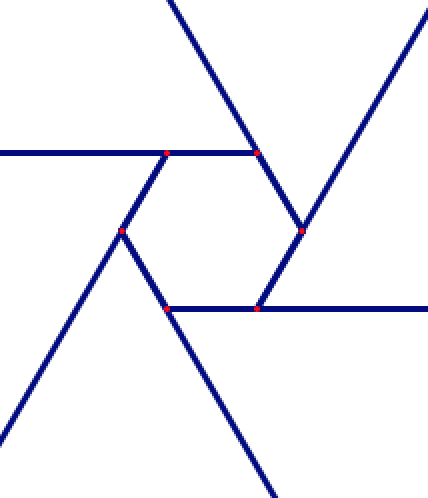 turning angles of a hexagon