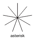 asterisk