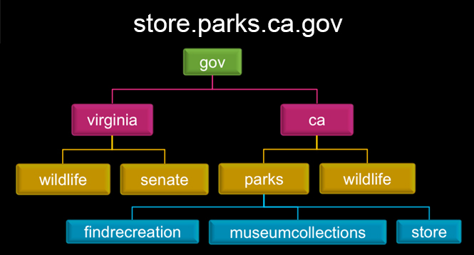 domain name hierarchy