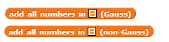 add all numbers in list
