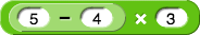 (5 - 4) · 3