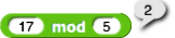 17 mod 5 reports 2