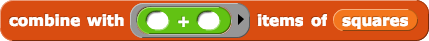combine with (()+()) items of (squares)