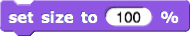 set size to (100)%