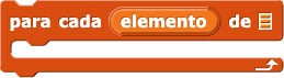 para cada (elemento) de(){}