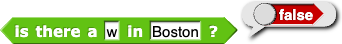 is there a (w) in (Boston)? reporting false