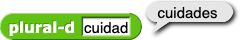 plural-d (ciudad) reporta 'ciudades'