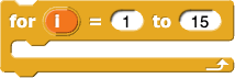 for (i)=(0) to (15)
