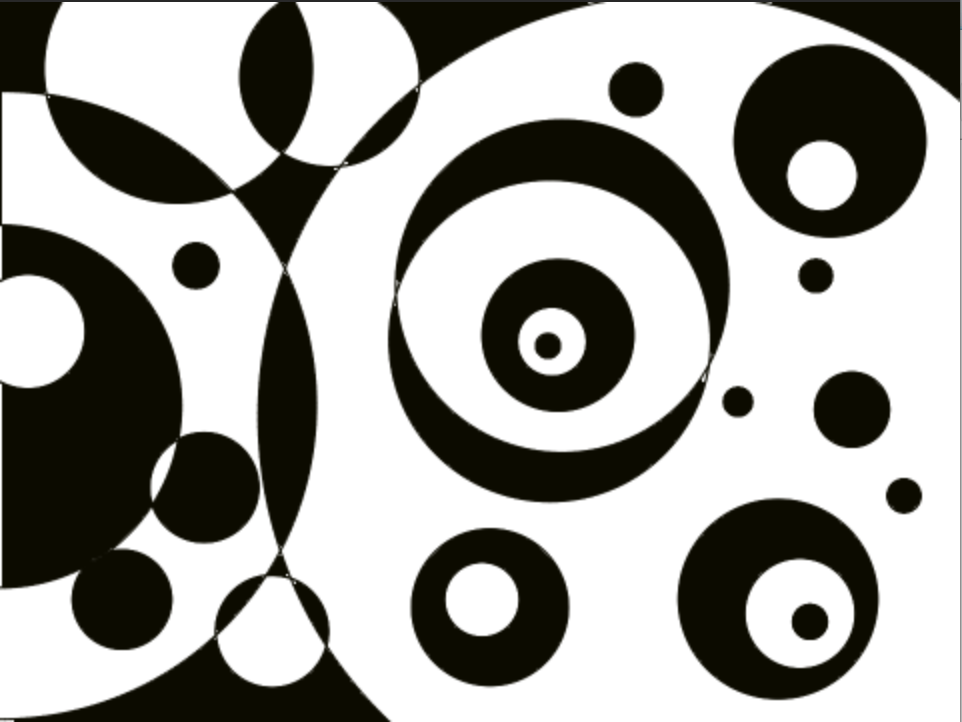 Circle Op Art example 1