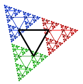 gasket with smaller copies in color