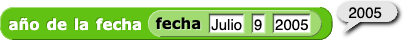 año de la fecha: () reporta 2005