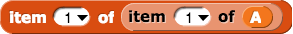 item (1) of (item (1) of (A))