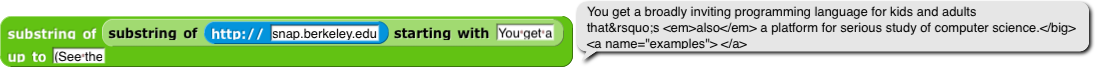 substring of (substring of (http:// (snap.berkeley.edu)) starting with(You get a)) up to (</section>)