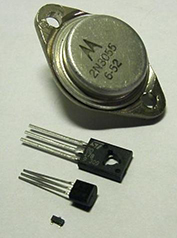 image of several transistor types