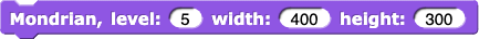 Mondrian, level: (5) width: (400) height: (300)