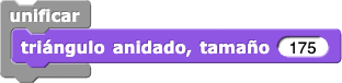 unificar{triángulo anidado, tamaño:(100)}