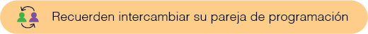 Recuerda intercambiar de pareja
